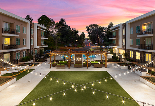 Outdoor courtyard